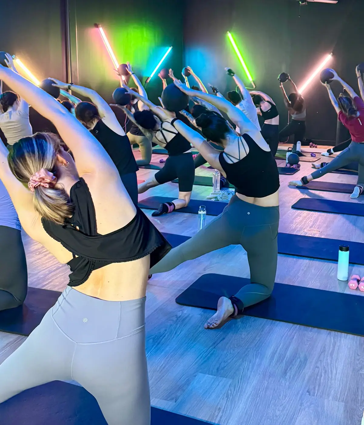 Mat Pilates class at MEGA studio